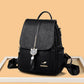 Women's Soft Leather Summer Large Capacity Fashion Backpacks