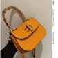 Women's Bamboo Simple Elegant Fashion Pouches Street Handbags