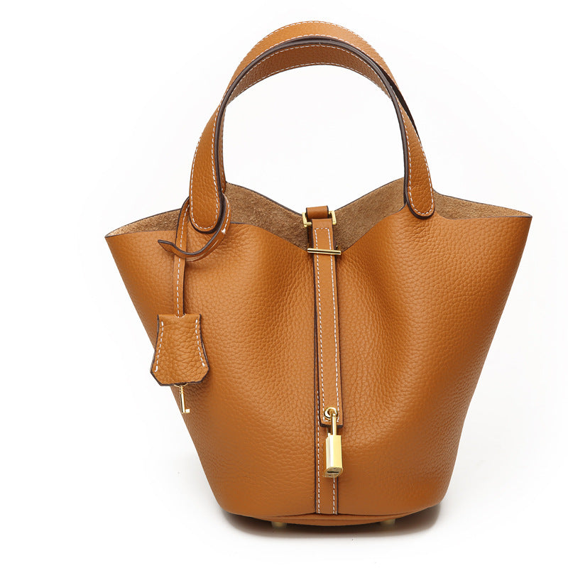 Women's Leather Mom Simple Fashion Large Capacity Handbags
