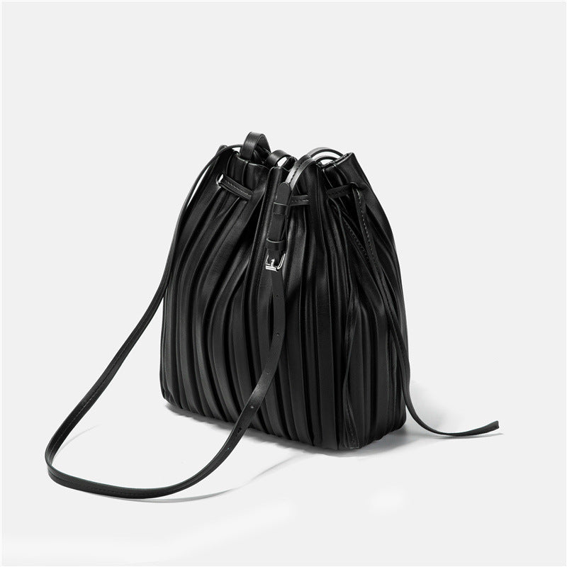 Women's Korean Niche Design Large Capacity Texture Bags