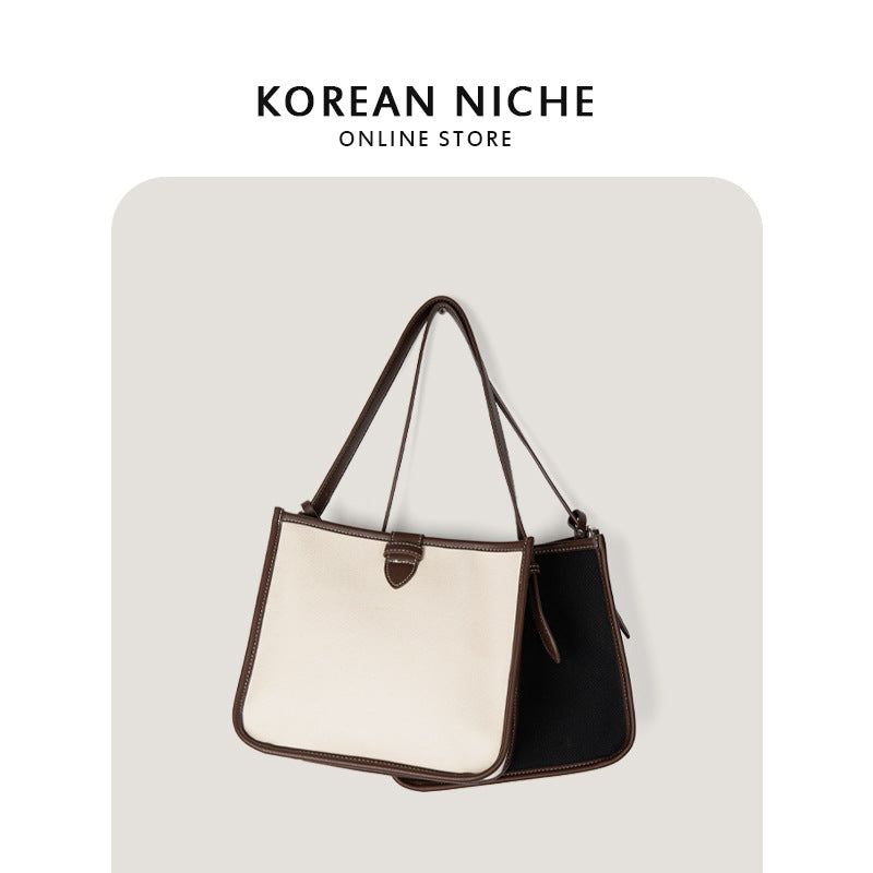 Women's Design Large Capacity Canvas Underarm Fashion Bags
