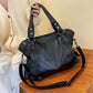 Women's Retro Fashionable Simple Korean Style Large Backpacks