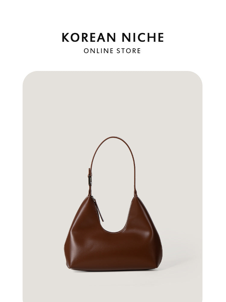 Niche Design Underarm Baguette Female Senior Bags