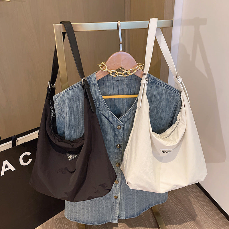 Women's Capacity Commuter Fashion Underarm Canvas Big Crossbody Bags