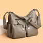 Women's Large Capacity Soft Leather Mother Tide Crossbody Bags