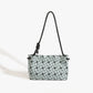 Women's High Quality Rhombus Geometric Underarm Drawstring Bags