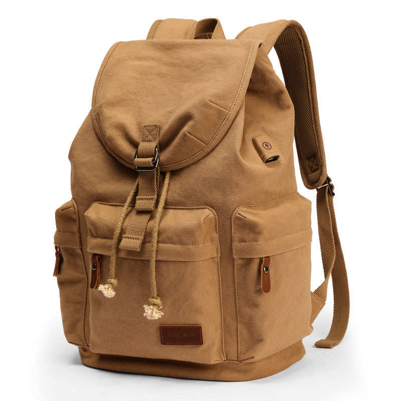 Style Female Artistic Canvas Mori Large Middle School Students' Schoolbags