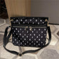 Women's High Texture Waterproof Nylon Cloth Punching Crossbody Bags
