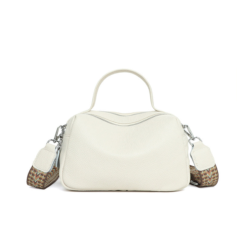 Women's Fashion Genuine Leather Boston Fresh First Bags