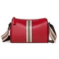 Women's Leather Fashion Litchi Pattern Contrast Color Shoulder Bags