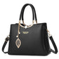 Women's Western Style Solid Color Large Capacity Handbags