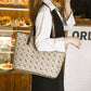 Women's Summer Large Capacity Fashion Printed Pony Shoulder Bags