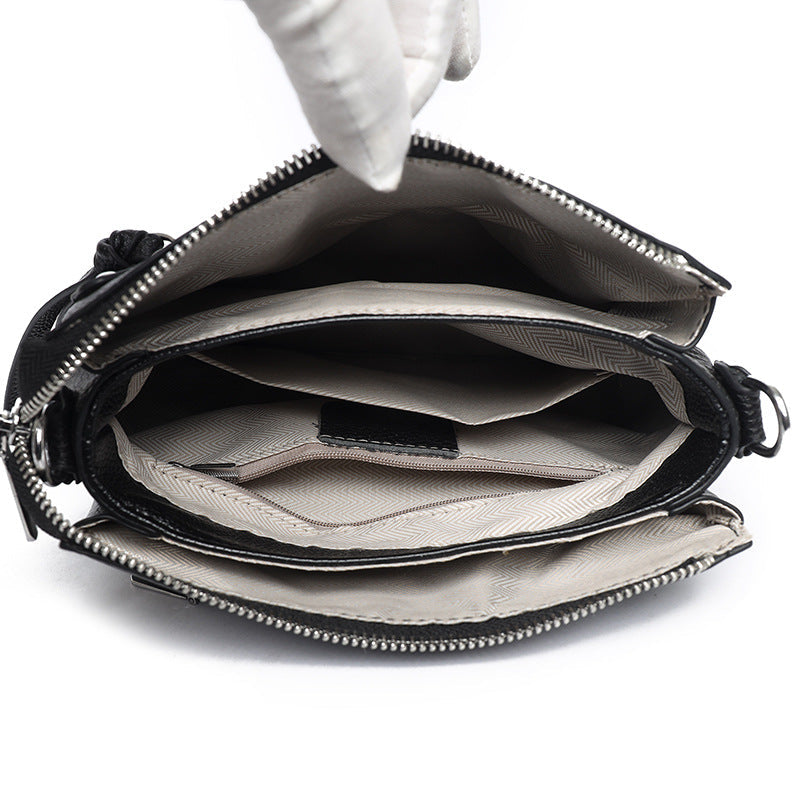 Women's High Quality Leather Trendy Storage Commuter Crossbody Bags