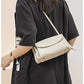 Women's Fashion Cattle Leather Design Pleated Elephant Crossbody Bags