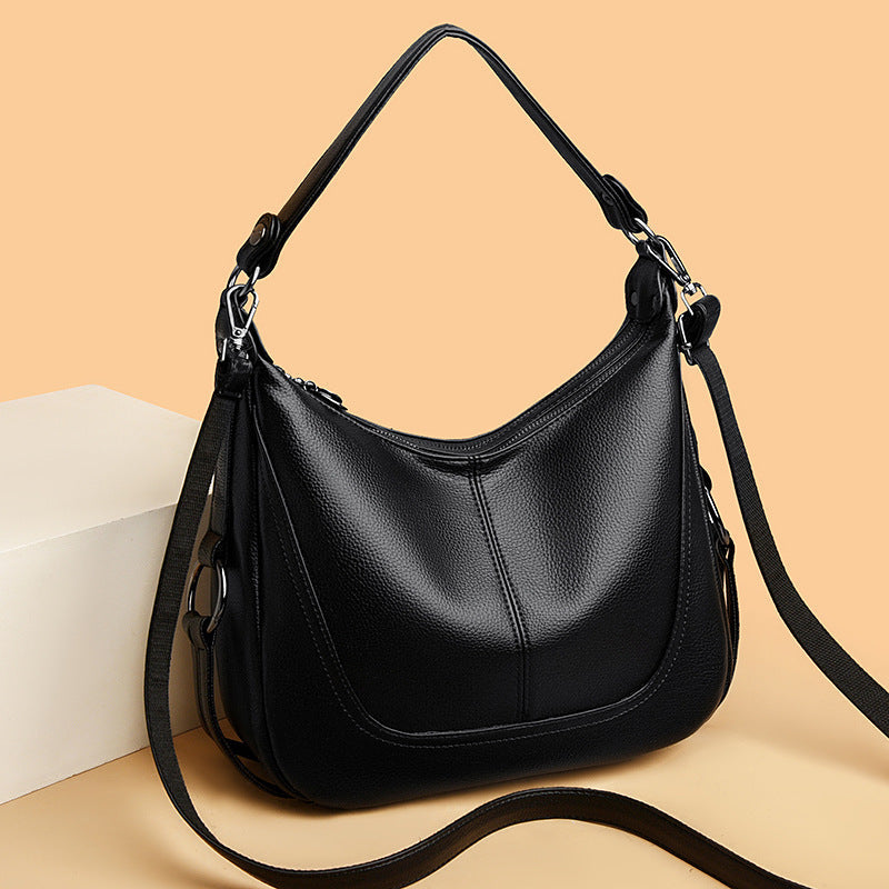 Women's High-grade Large Capacity Soft Leather Crossbody Bags