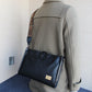 Men's Commute Style Niche Lightweight Soft Leather Men's Messenger Bags