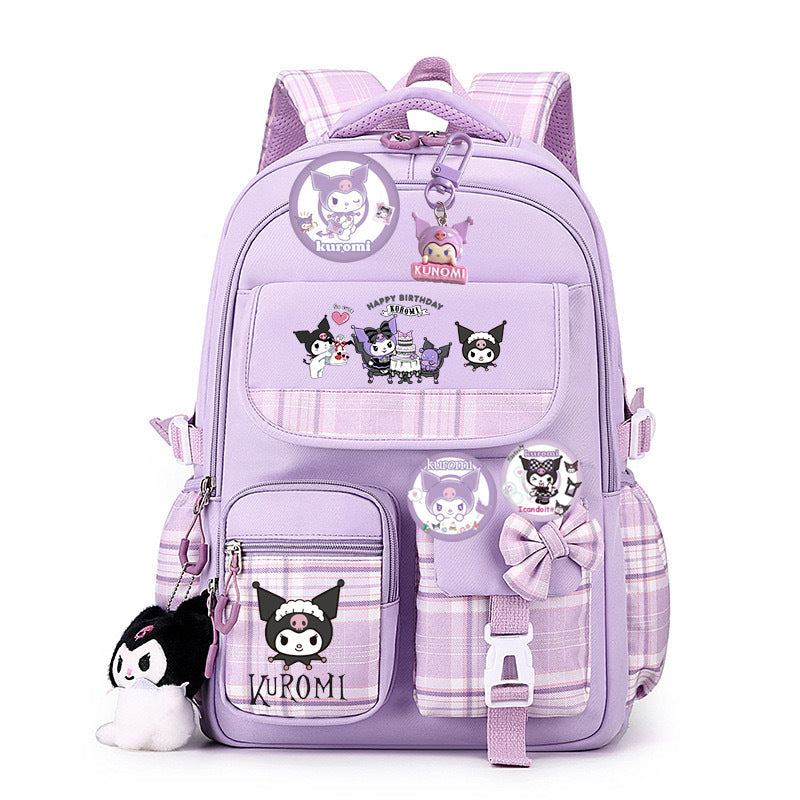 Female Cartoon Cute Portable Burden Alleviation Backpacks