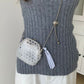 Clip Handmade Beaded Acrylic Horn Pearl Crossbody Bags