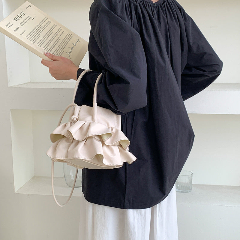 Comfortable Pleated Fashionable High-grade Exquisite Soft Crossbody Bags