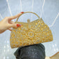 Women's Textured Dress Banquet Fashion Full Diamond Handbags