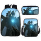 Toilet Primary Secondary Monitor Three-piece Set Elementary School Students' Schoolbags