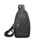 Men's Retro Fashion Light Luxury High-grade Checkerboard Men's Chest Bags
