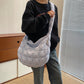 Pleated Large Capacity Cloud Niche High-grade Down Crossbody Bags