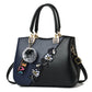Women's Fashion Unique Embroidered Flower Mother Shoulder Bags