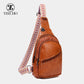 Women's Comfortable Unique Creative Stitching Leather Waist Packs