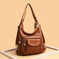 Cool Women's Retro Soft Leather Mother Crossbody Bags