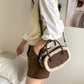 Women's Popular Niche Suede High-grade Retro Plush Handbags