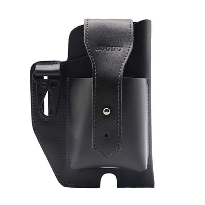 Men's Horse Leather Large Capacity Construction Site Men's Waist Packs