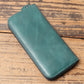 Women's & Men's & Antique Oil Wax Leather Multiple Ladies Wallets