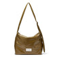 Women's Large Capacity Underarm Metal Plate Oily Shoulder Bags
