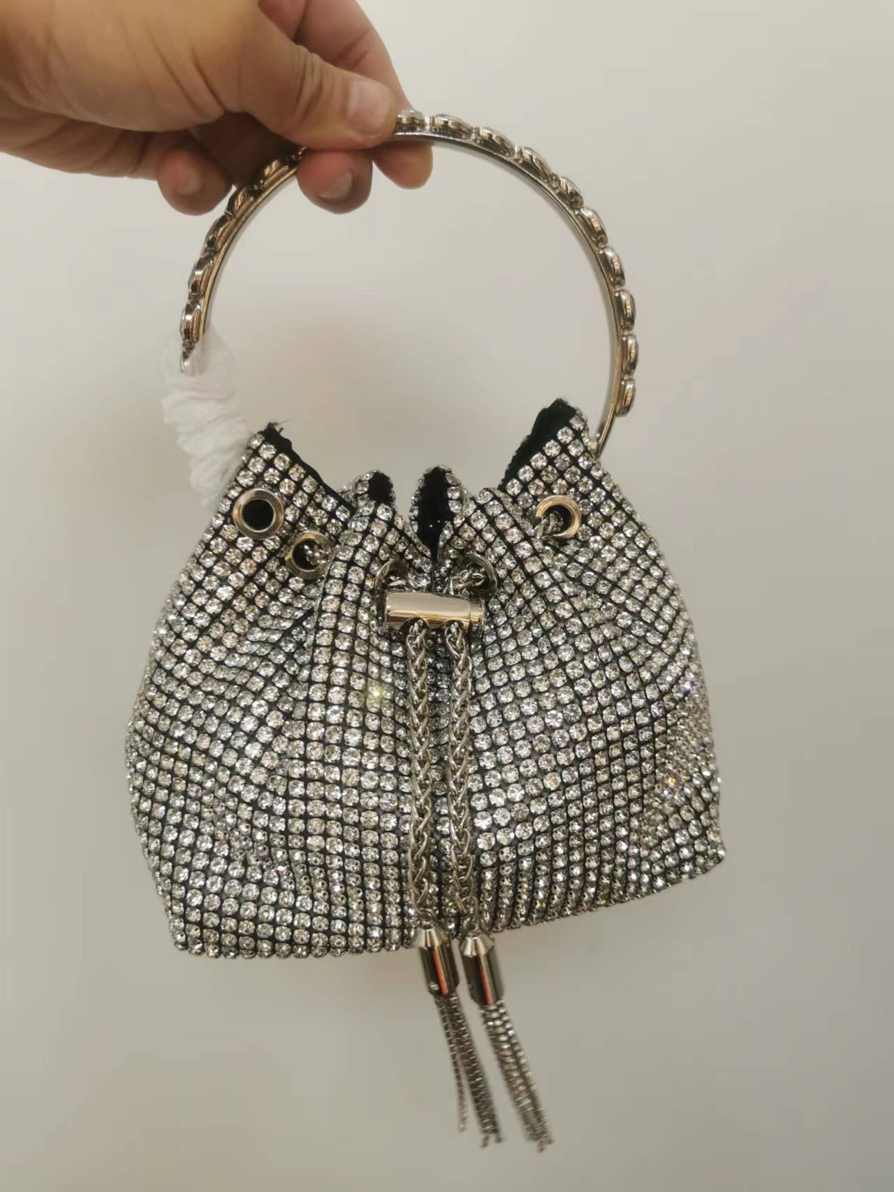 Women's Heron Live Streaming On Tassel Rhinestone Shoulder Bags