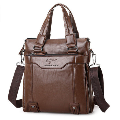 Men's Vertical Large Capacity Business Public Computer Men's Briefcases