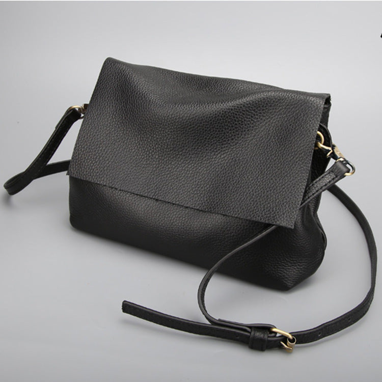 Women's Genuine Leather Simple Fashion Street Cowhide Shoulder Bags