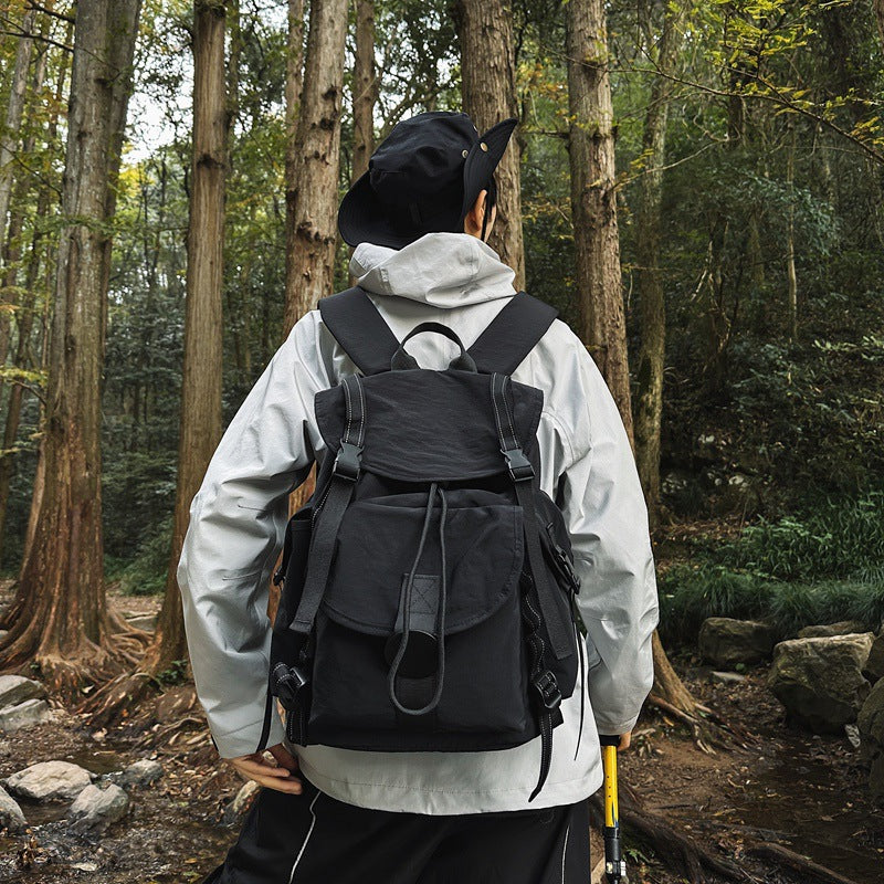 Women's & Men's & Leisure Cargo Style Simple Camp Backpacks