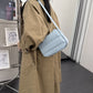 Commuter Minimalist Area Polyester Flap Quilted Crossbody Bags