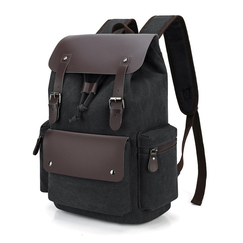 Men's Stylish Canvas Trend Large Capacity Backpacks