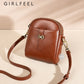 Women's Elegant Creative Leather Mini Mobile Crossbody Bags
