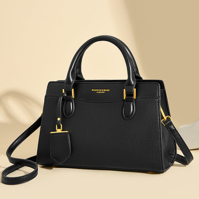 Women's Large Capacity Mom Textured Fabric High-grade Bags
