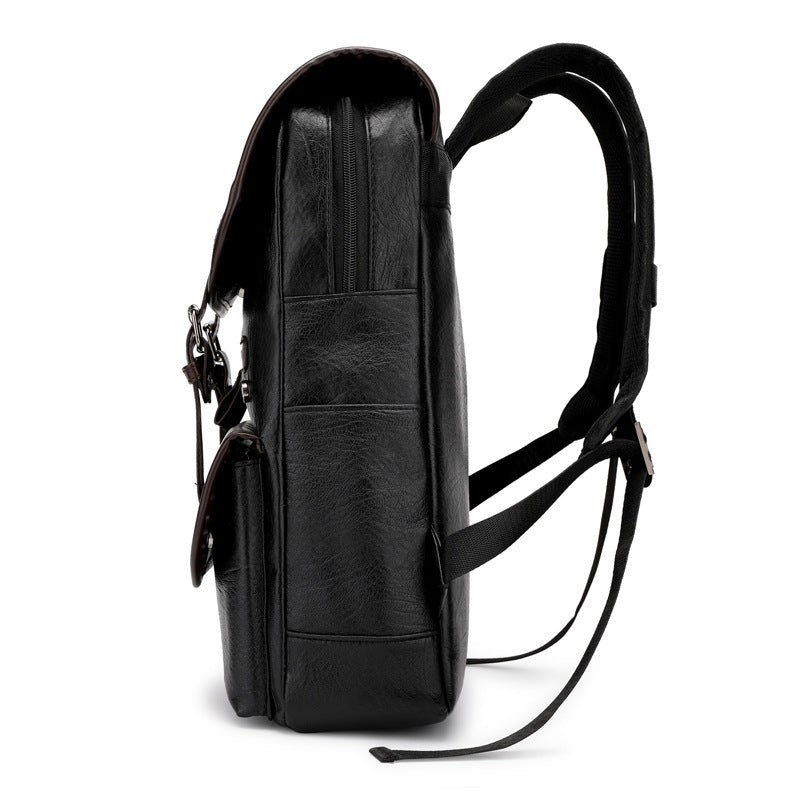 Men's Retro Business Computer Large Capacity Waterproof Backpacks