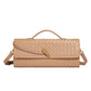 Women's Niche Woven Baguette Fashion Horizontal Clutch Handbags