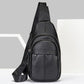 Men's Leather First Layer Trendy Large Capacity Men's Chest Bags
