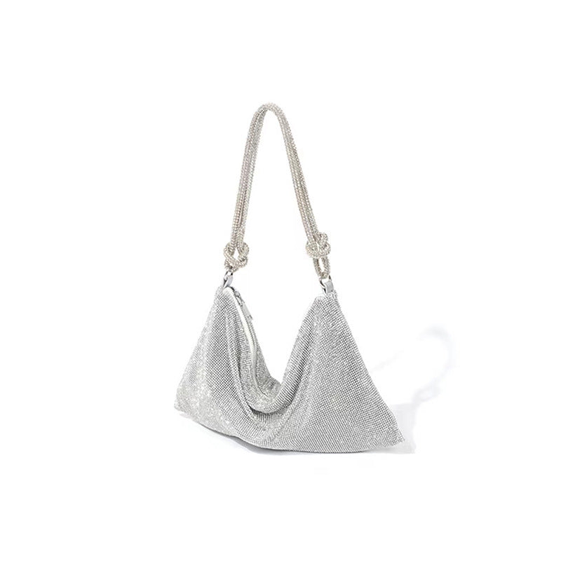 Women's Diamond Banquet Dinner Rhinestone Underarm Hand Shoulder Bags