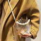 Women's Transparent Shell Box Western Style Pearl Shoulder Bags