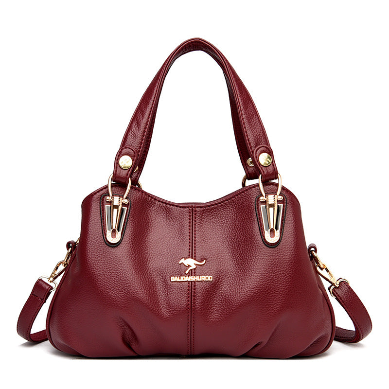 Women's Innovative Large Capacity Elegant Soft Shoulder Bags