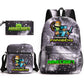 Hot Game My World Creeper Pencil Backpacks