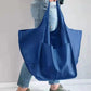 Women's Retro Simple Big Soft Leather Large Shoulder Bags